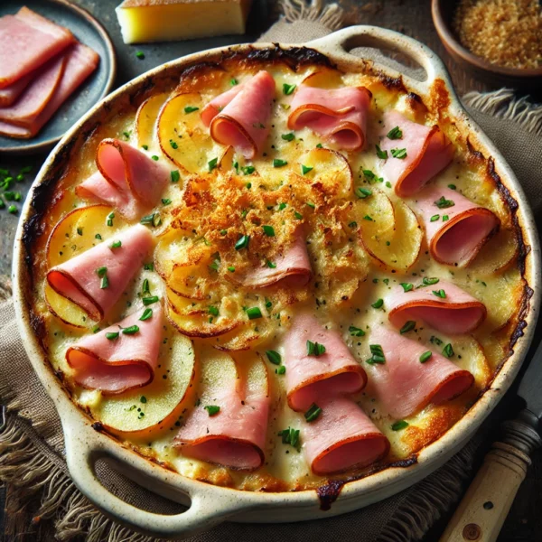 Grâtin Jambon